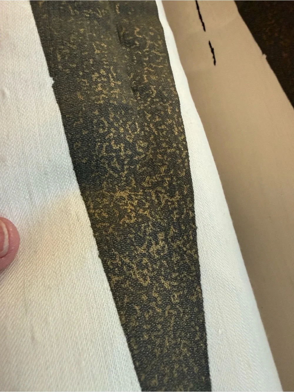 MCM silk/linen blend upholstery fabric